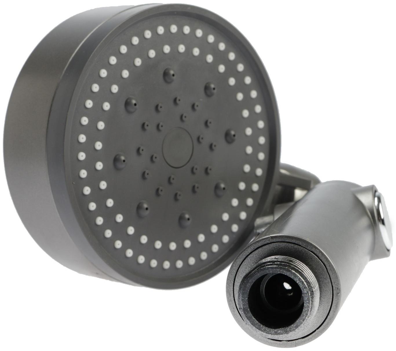 Лейка для душа ZEIN Z3541, d=90 мм, 5 режимов, кнопка 