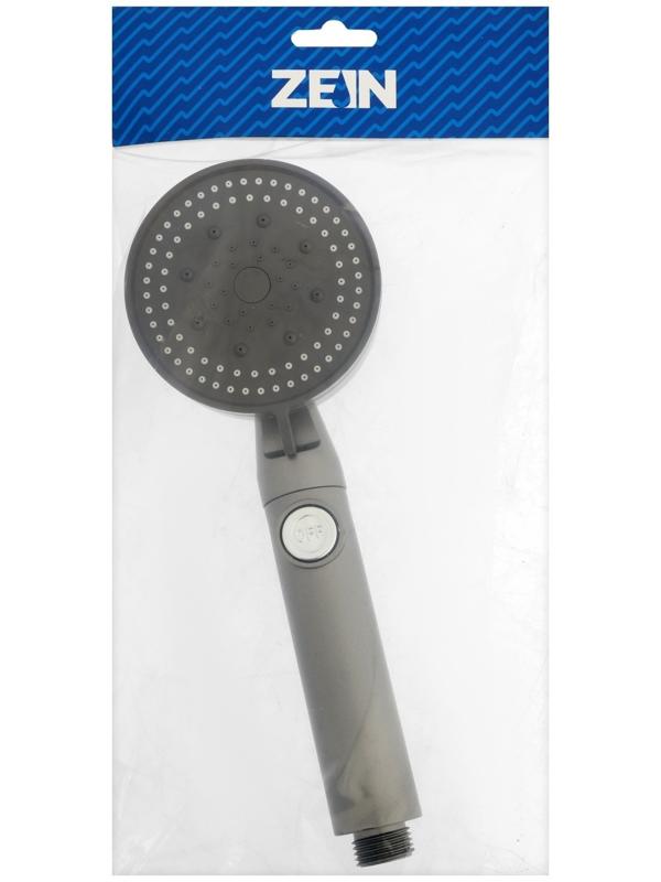 Лейка для душа ZEIN Z3541, d=90 мм, 5 режимов, кнопка 