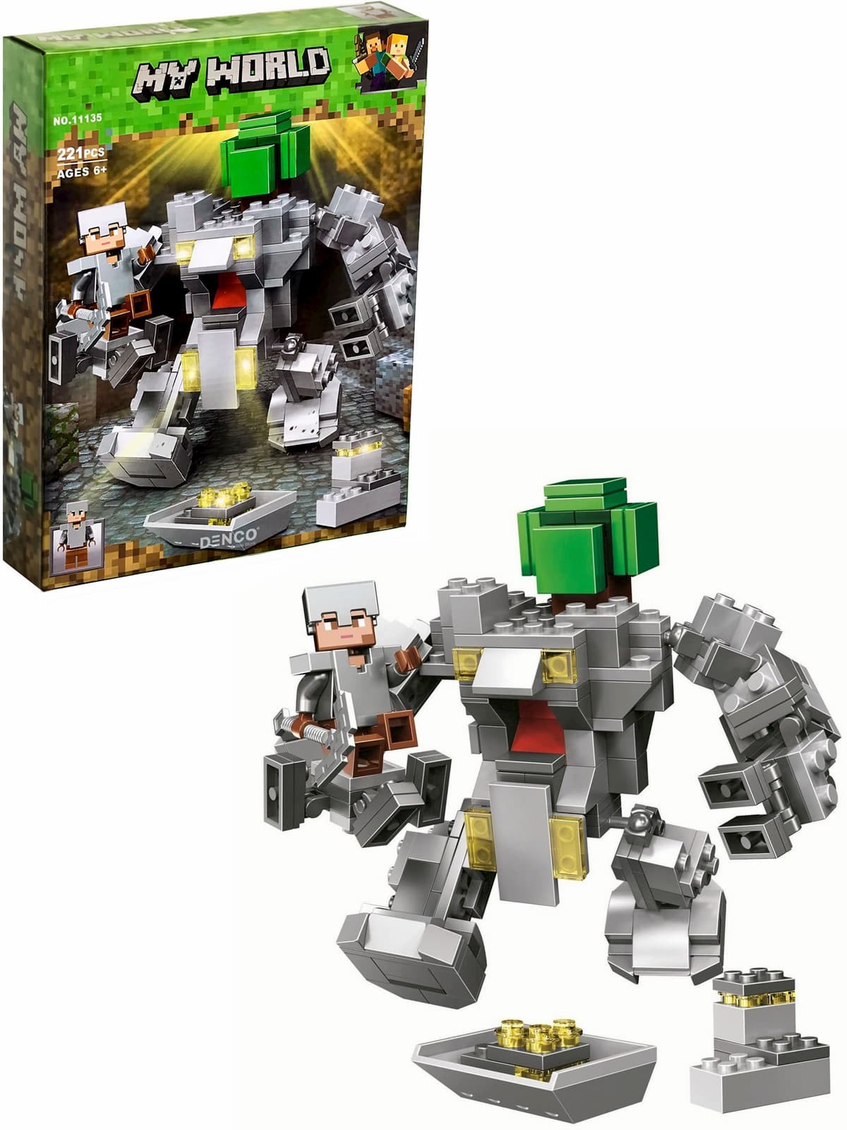 Конструктор Bl «Робот Титан» 11135 (Minecraft) / 221 деталь