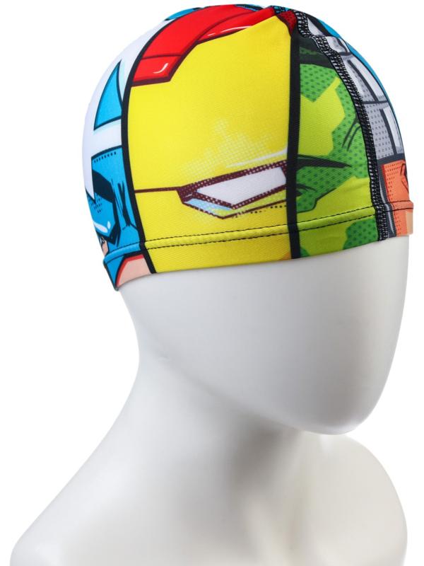 Шапочка для плавания «Мстители», обхват головы 46-50 см.