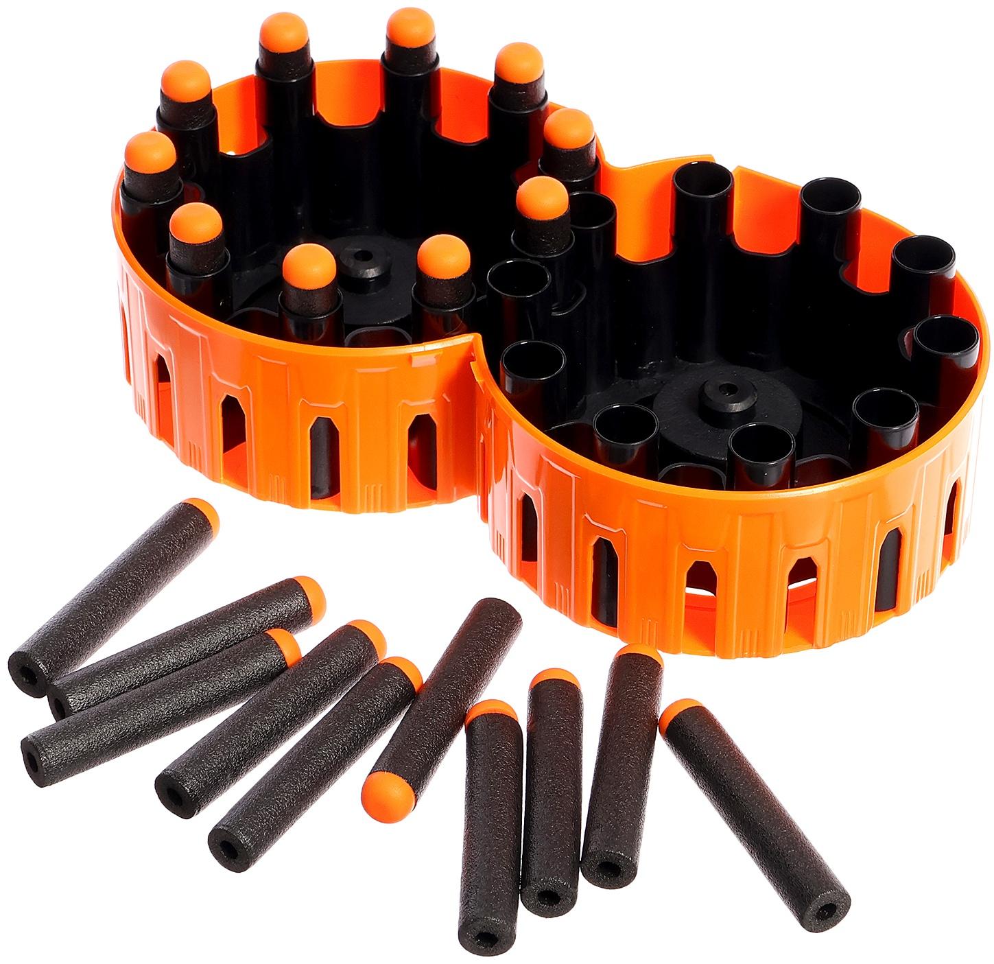 Бластер «Fast»,стреляет мягкими пулями, работает от батареек