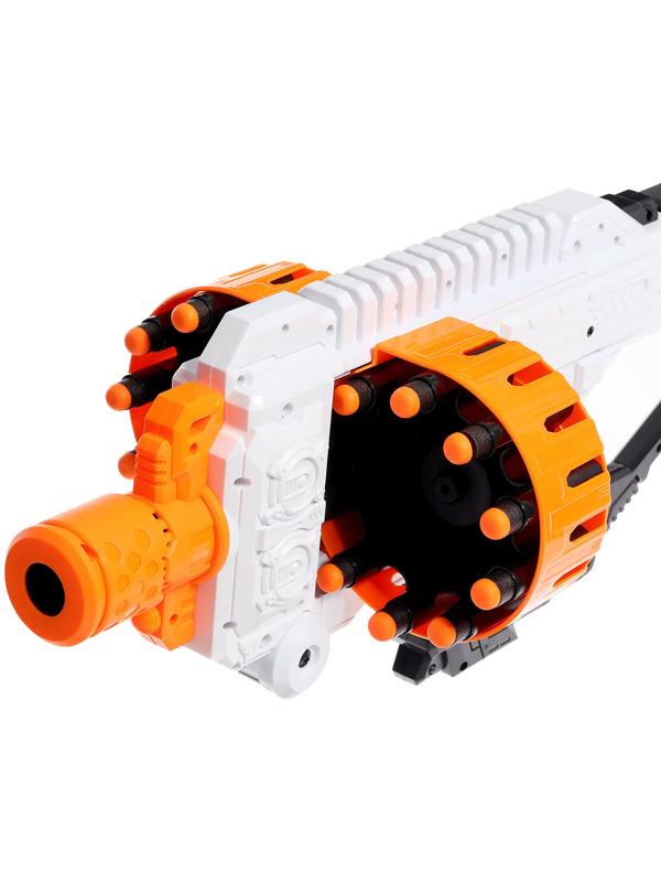 Бластер «Fast»,стреляет мягкими пулями, работает от батареек