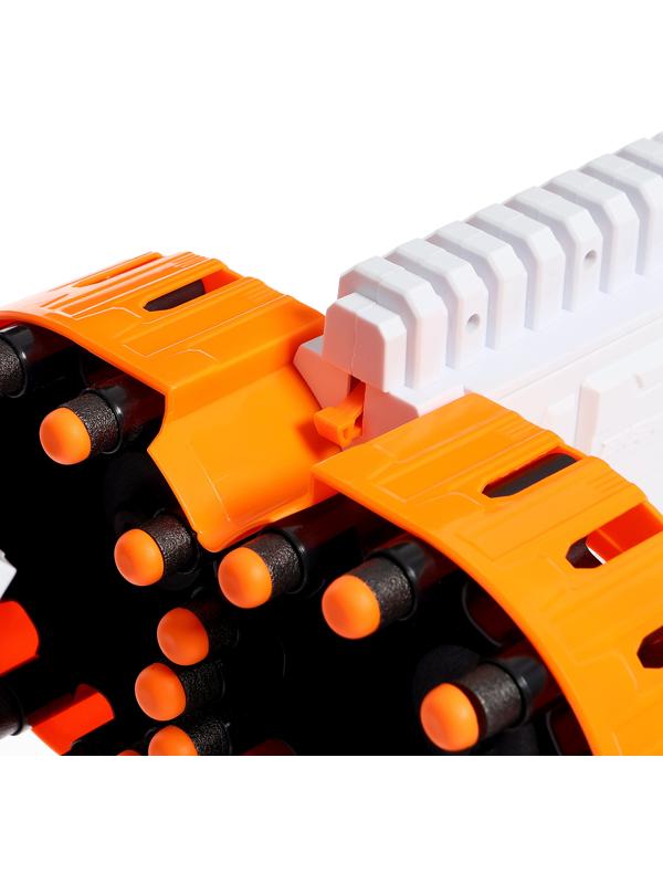 Бластер «Fast»,стреляет мягкими пулями, работает от батареек