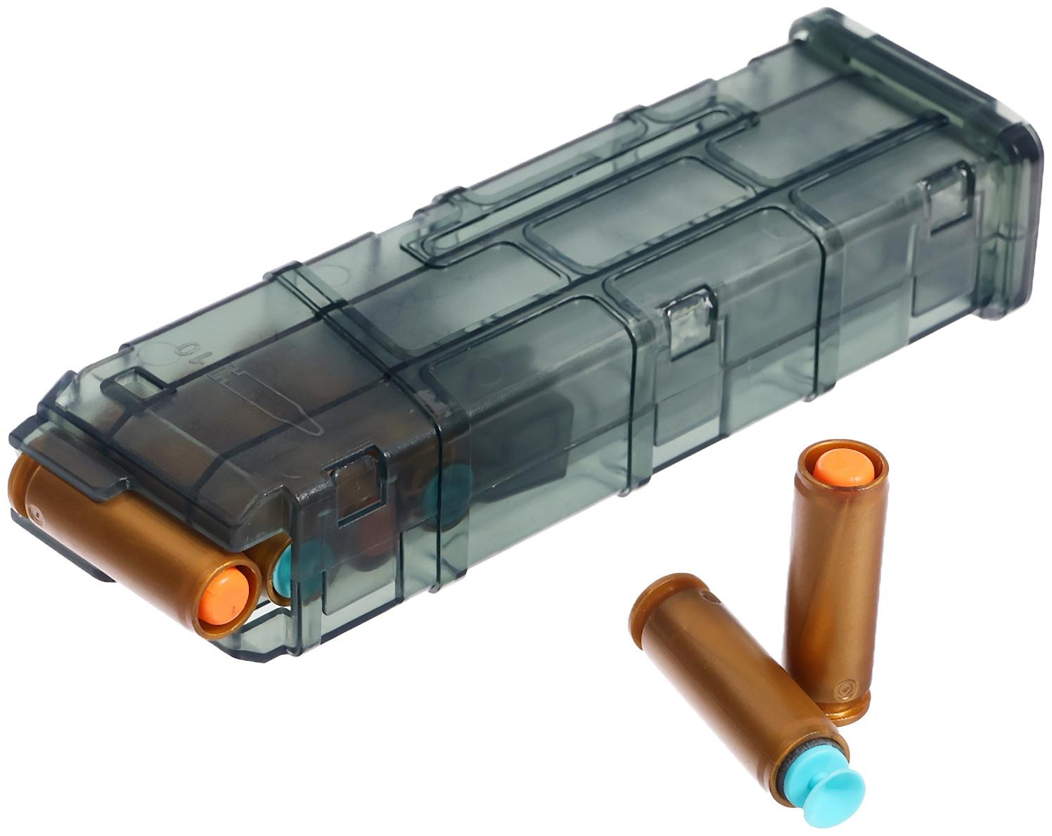 Автомат «Шквальный огонь», с гильзами, глушитель, две обоймы, 80 см.