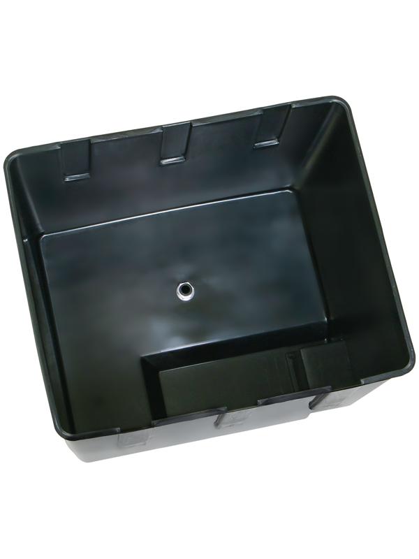 Бак для душа 55 л с без ЭВН, пластик, чёрный