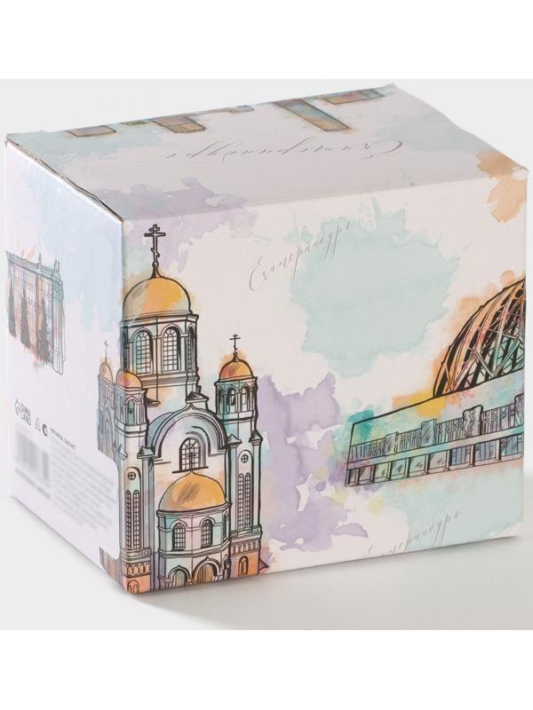 Кружка фарфоровая Доляна «Екатеринбург», 340 мл