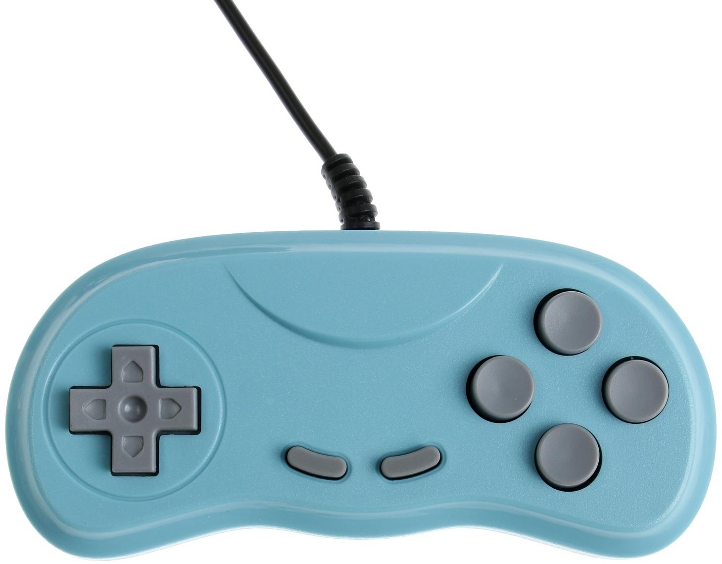 Игровая приставка G5, с геймпадом, AV кабель, 8 бит, 800 игр, синяя