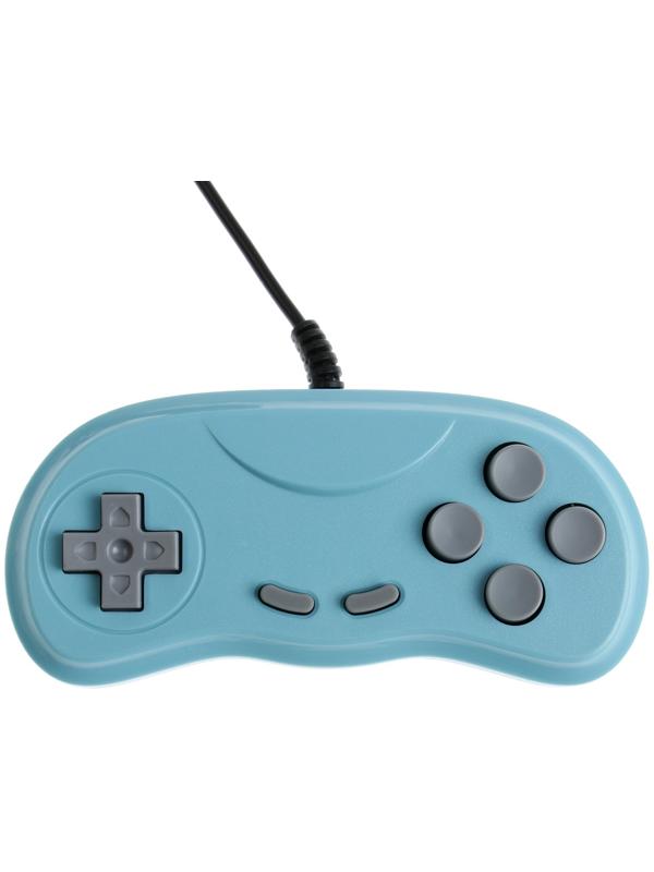 Игровая приставка G5, с геймпадом, AV кабель, 8 бит, 800 игр, синяя