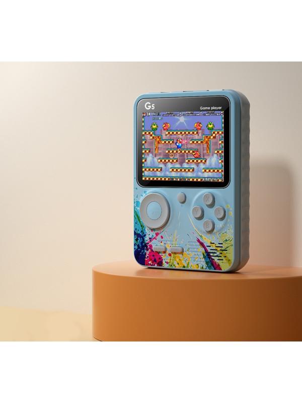 Игровая приставка G5, с геймпадом, AV кабель, 8 бит, 800 игр, синяя