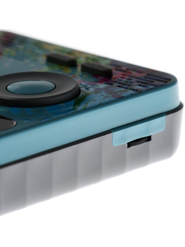 Игровая приставка G5, с геймпадом, AV кабель, 8 бит, 800 игр, синяя