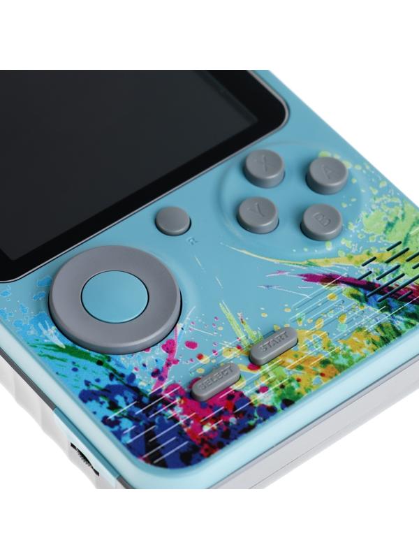 Игровая приставка G5, с геймпадом, AV кабель, 8 бит, 800 игр, синяя