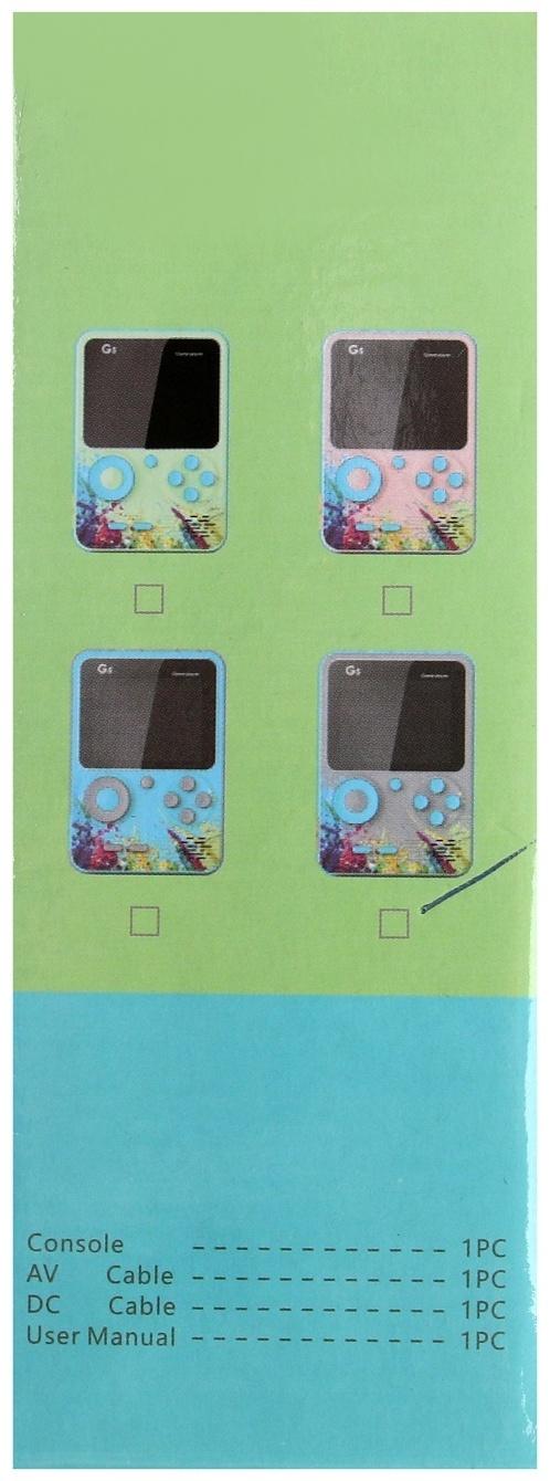 Игровая приставка G5, с геймпадом, AV кабель, 8 бит, 800 игр, серая