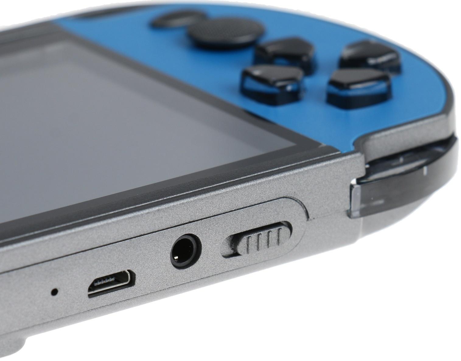 Игровая приставка X7 Plus, AV кабель, 8 бит, 7000 игр, сине-красная