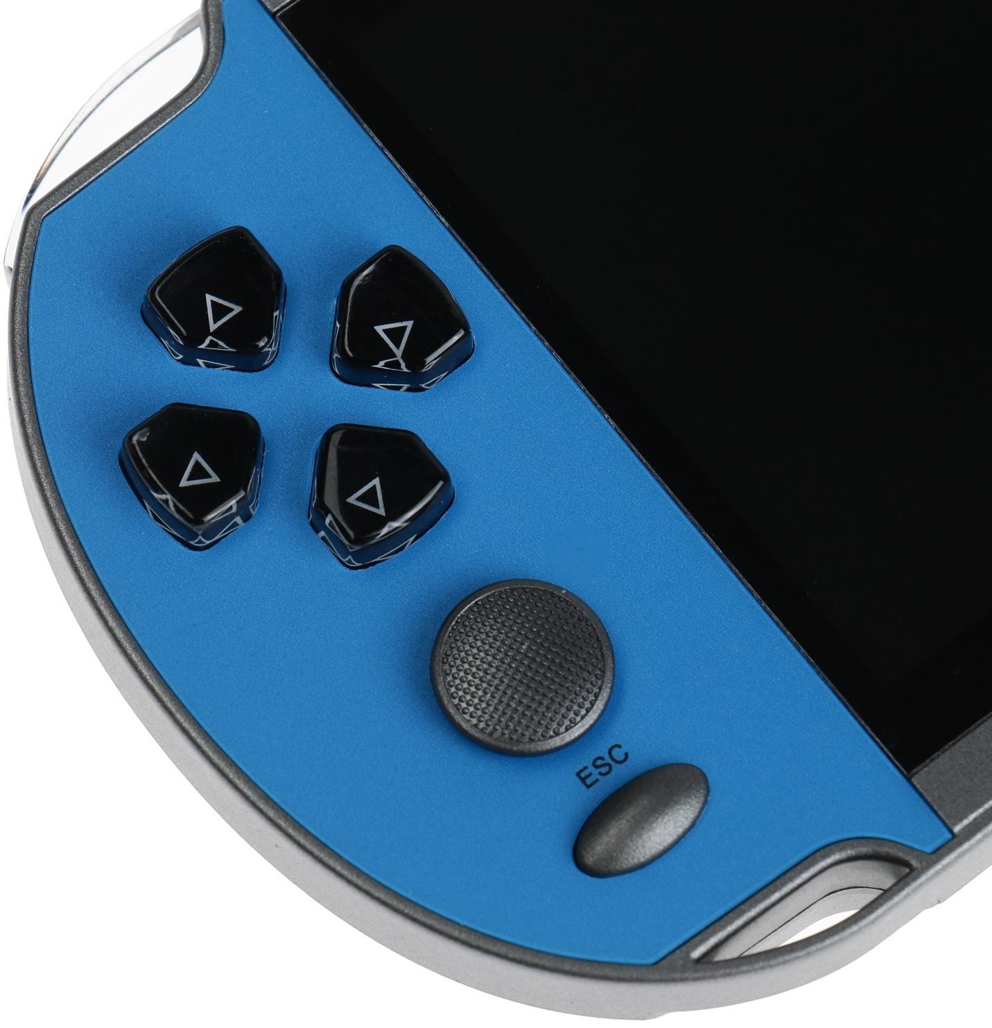 Игровая приставка X7 Plus, AV кабель, 8 бит, 7000 игр, сине-красная