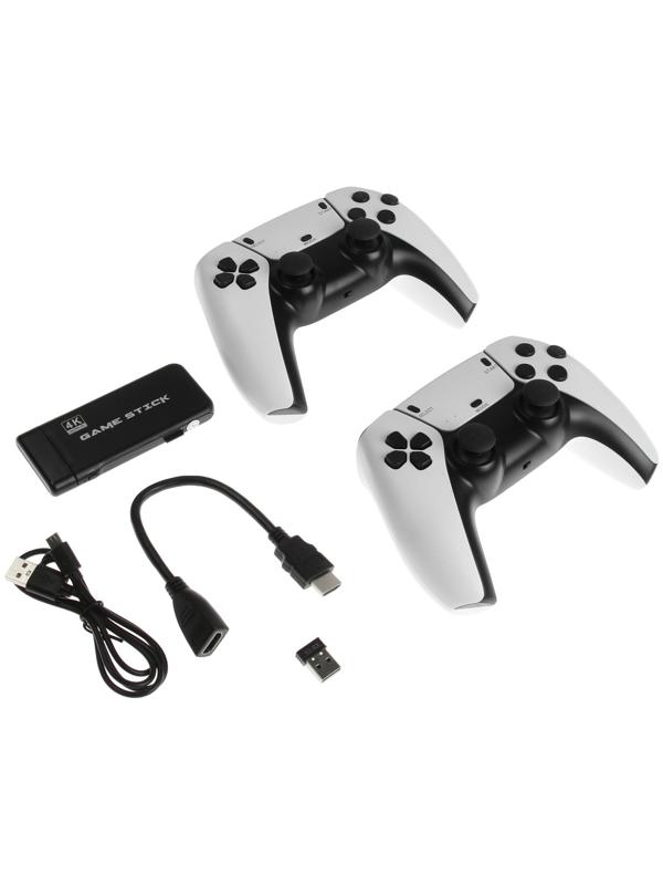 Игровая приставка M8Pro, 8/16/32 бита, 64 ГБ, HDMI, microSD, 2 беспроводных джойстика,чёрная   99404