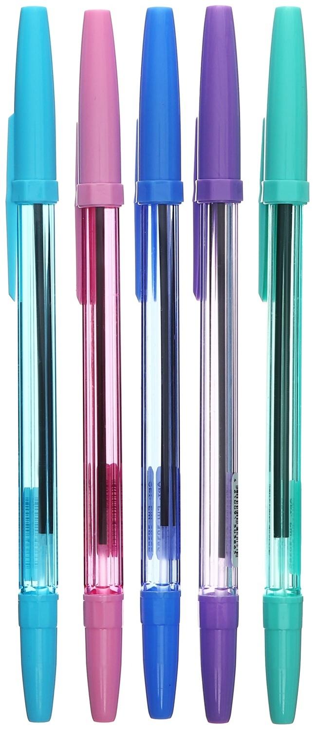 Ручка шариковая 1.0 мм, стержень синий, СТАММ 