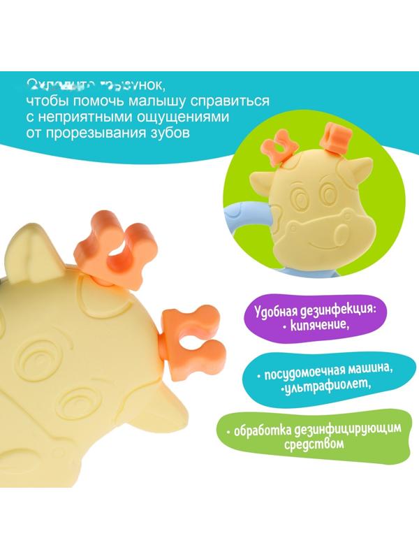 Набор прорезывателей для зубов «Забавные зверята», 2 шт.