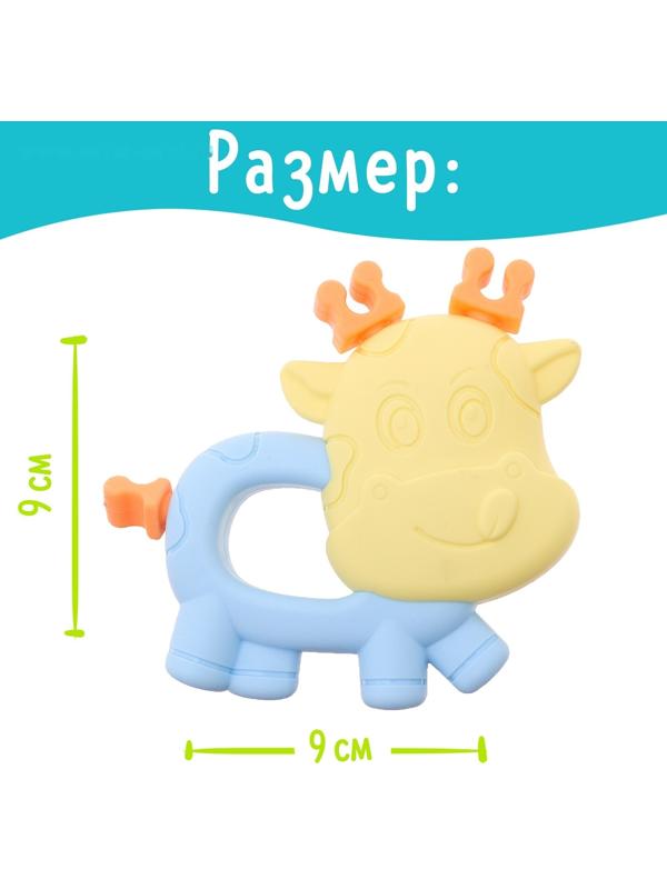 Набор прорезывателей для зубов «Забавные зверята», 2 шт.