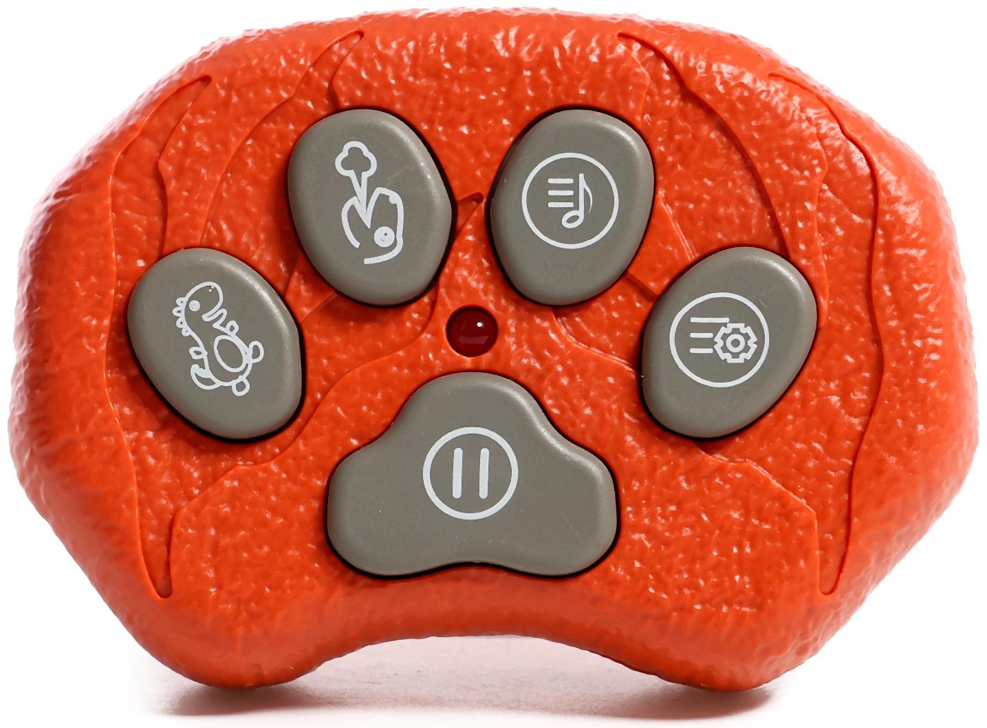 Динозавр «T-Rex», радиоуправление, эффект дыма, проектор, цвет МИКС