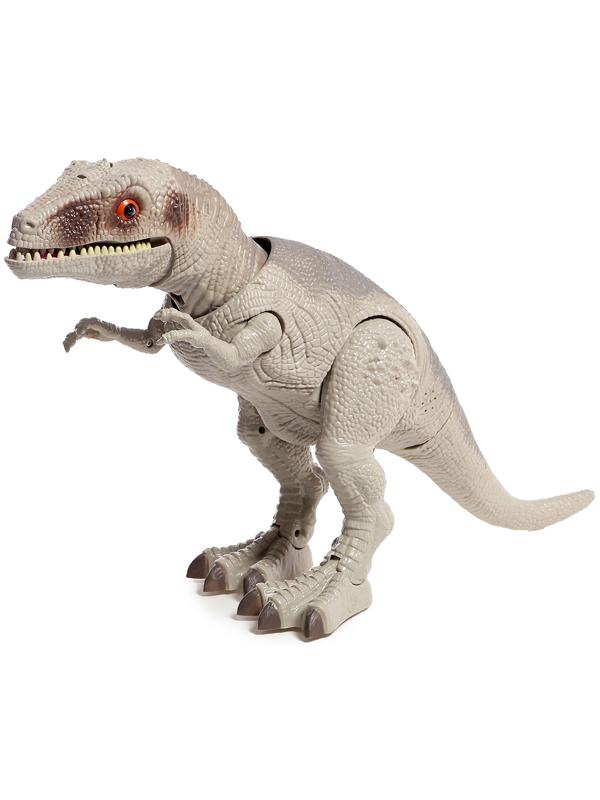 Динозавр «T-Rex», радиоуправление, эффект дыма, проектор, цвет МИКС