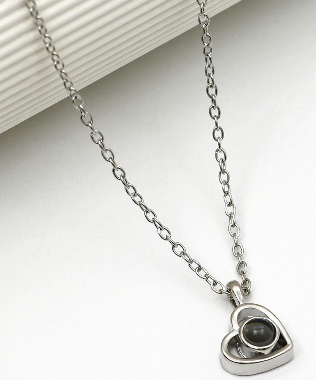 Набор кольцо и подвеска проекцией 