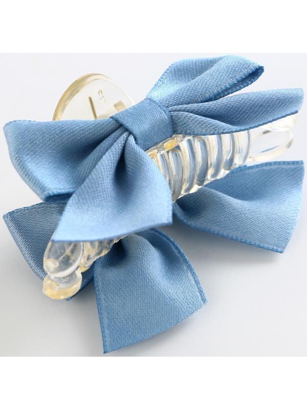 Краб для волос с текстильным декором 