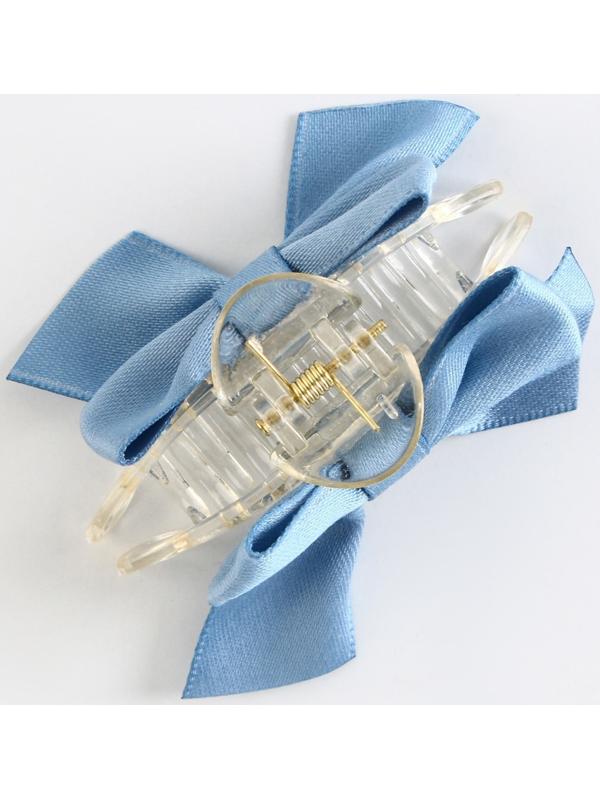 Краб для волос с текстильным декором 