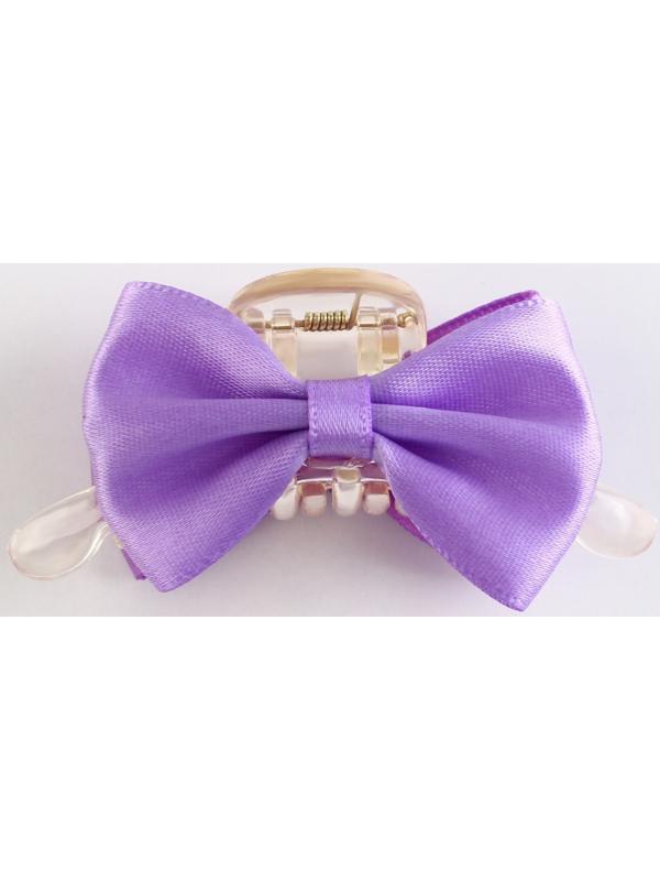 Краб для волос с текстильным декором 