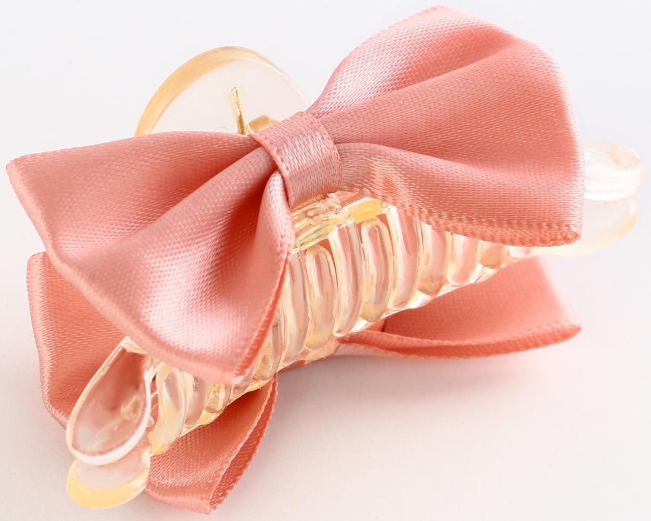 Краб для волос с текстильным декором 