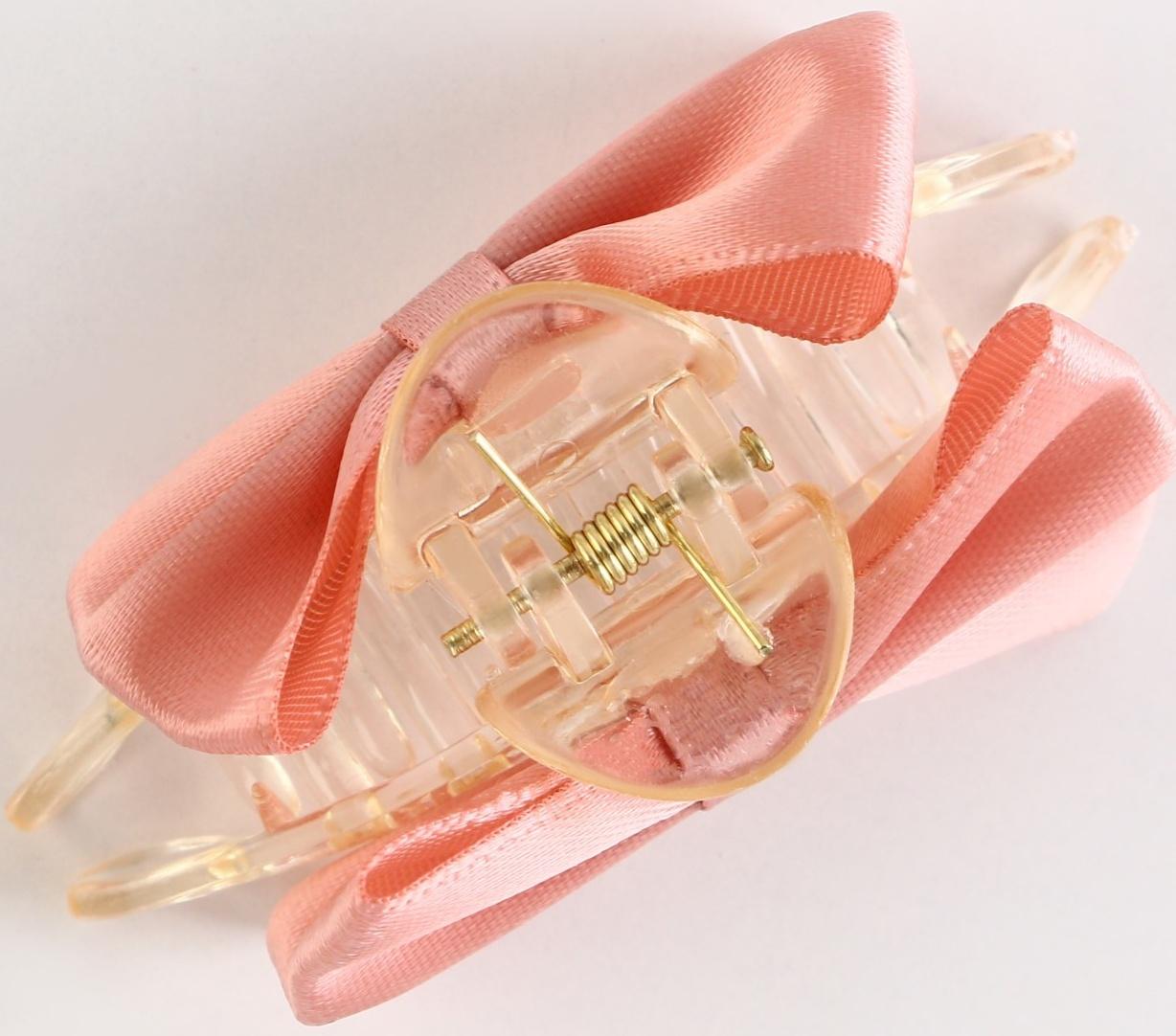 Краб для волос с текстильным декором 