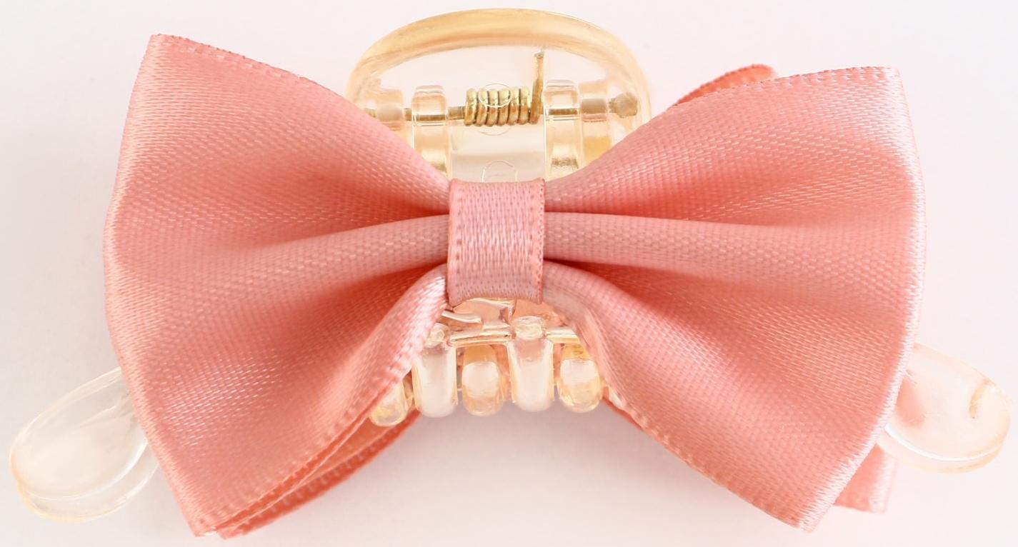 Краб для волос с текстильным декором 