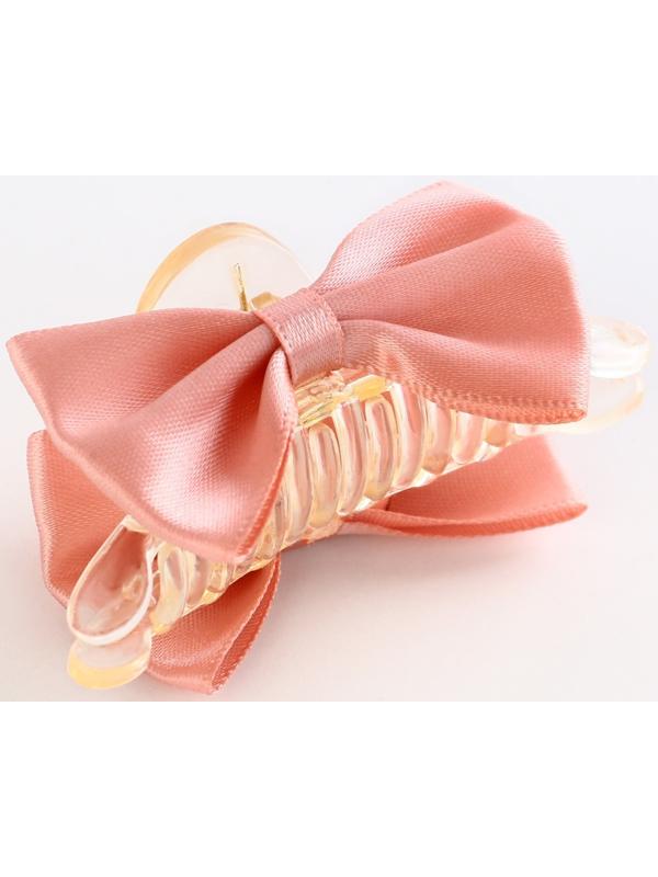 Краб для волос с текстильным декором 