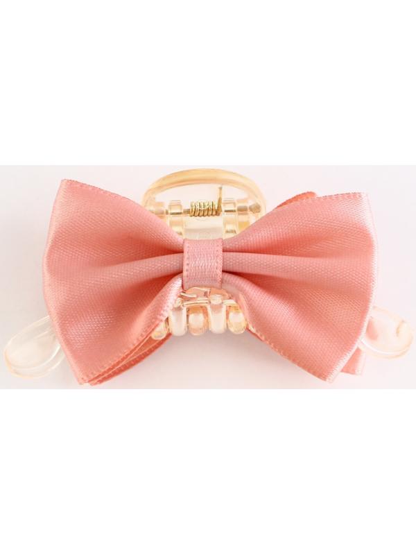 Краб для волос с текстильным декором 