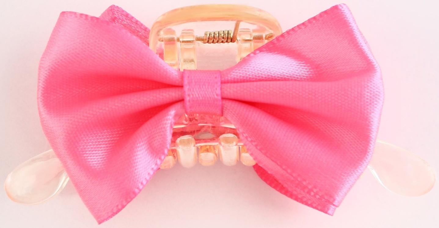 Краб для волос с текстильным декором My little princess, 5 х 5 х 2.9 см