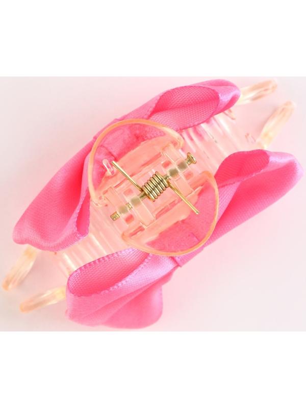 Краб для волос с текстильным декором My little princess, 5 х 5 х 2.9 см