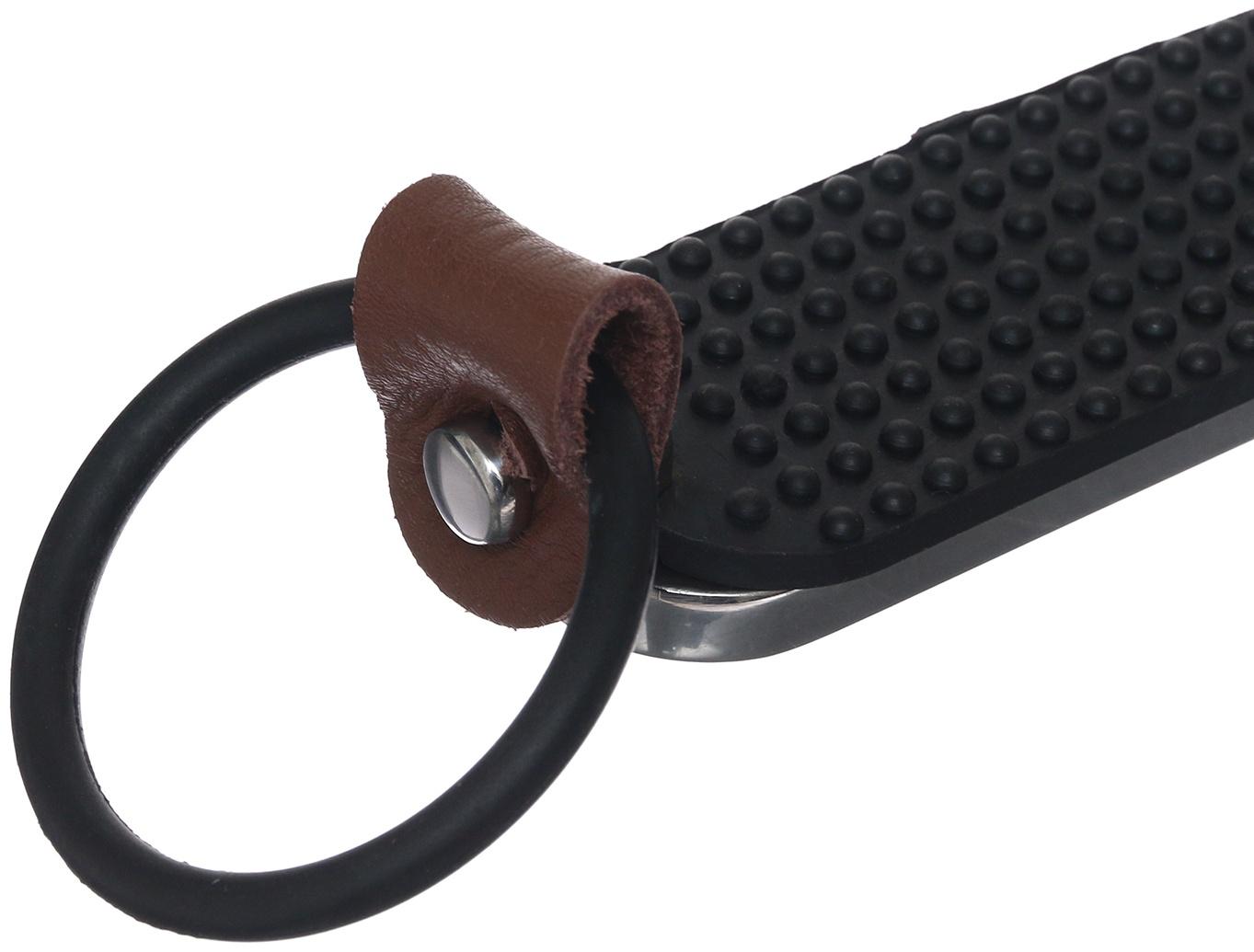 Стремена металлические с резиновыми вставками, хром, набор 2 шт