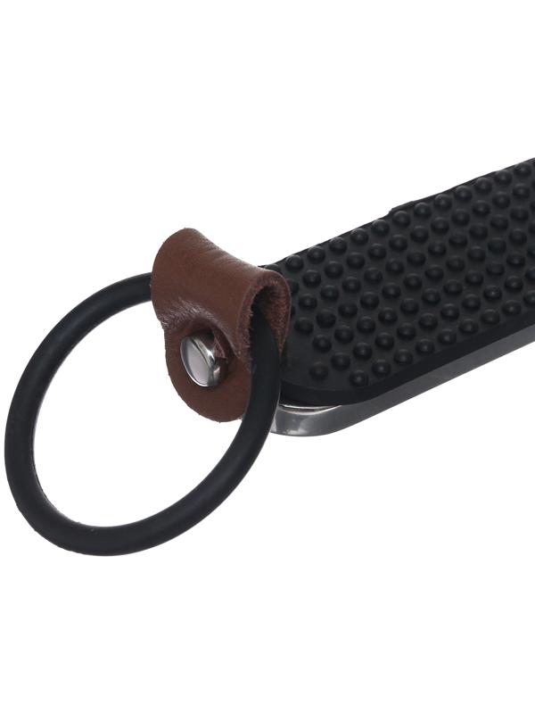 Стремена металлические с резиновыми вставками, хром, набор 2 шт