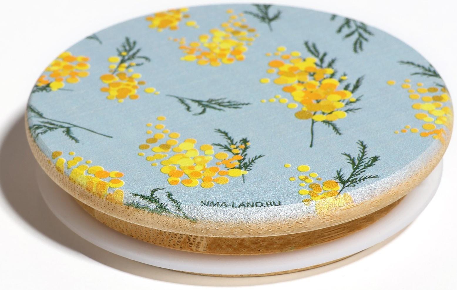 Бамбуковая крышка «Мимоза», 8.5 см