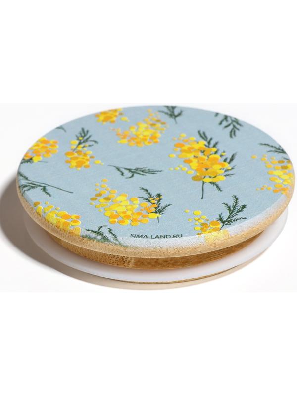 Бамбуковая крышка «Мимоза», 8.5 см