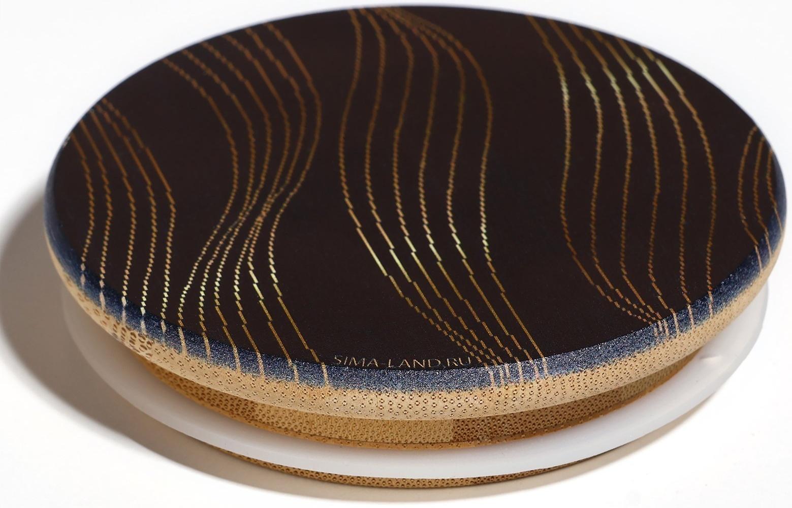 Бамбуковая крышка «Геометрия», 8.5 см