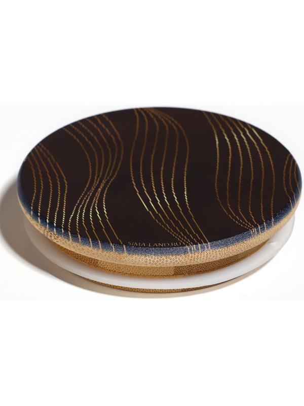 Бамбуковая крышка «Геометрия», 8.5 см