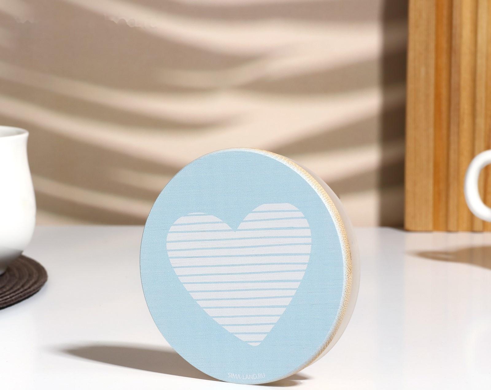 Бамбуковая крышка «Любовь», 8.5 см