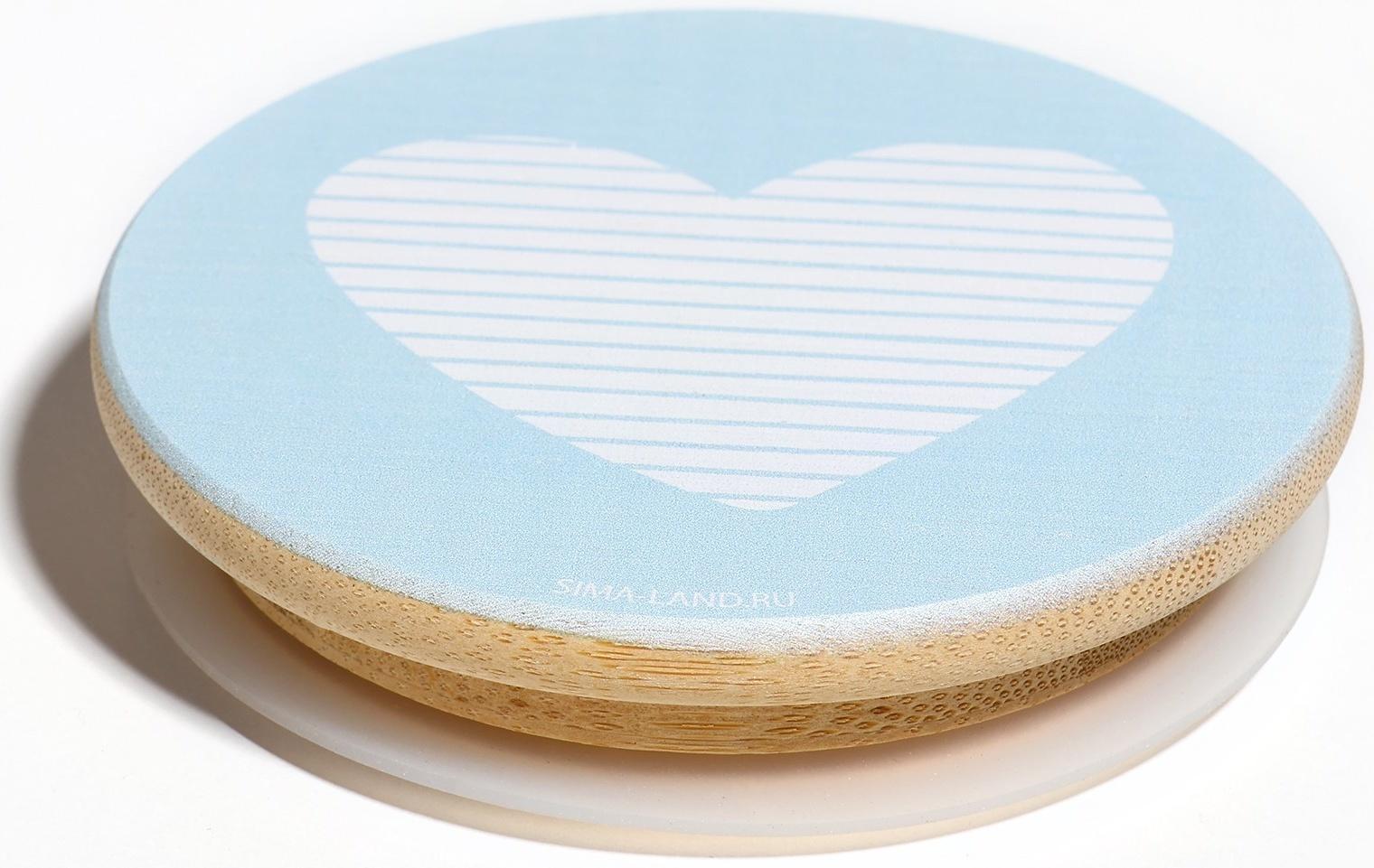 Бамбуковая крышка «Любовь», 8.5 см