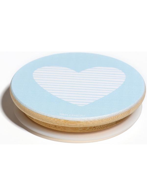 Бамбуковая крышка «Любовь», 8.5 см