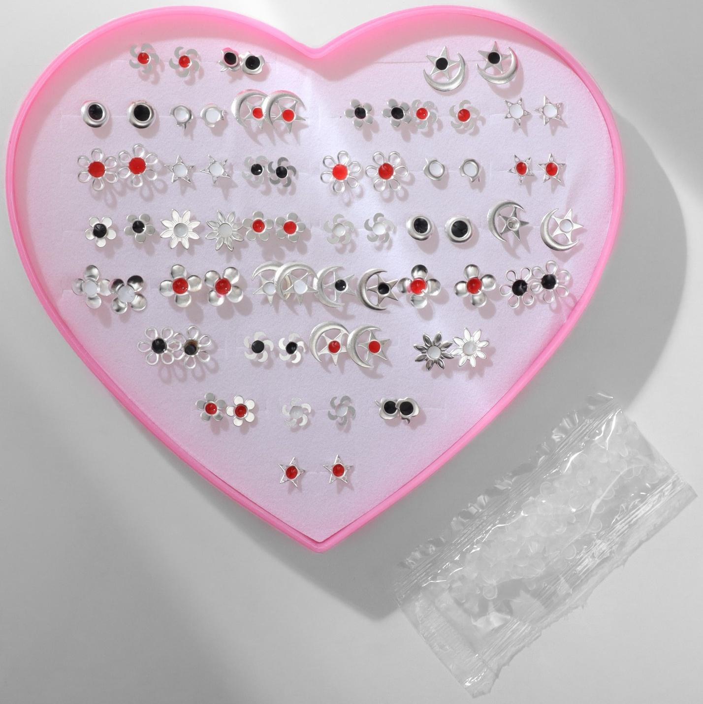 Пусеты в коробке 36 пар 