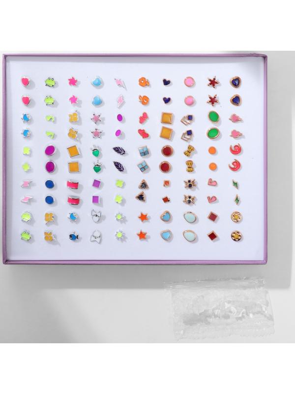 Пусеты в коробке 50 пар 