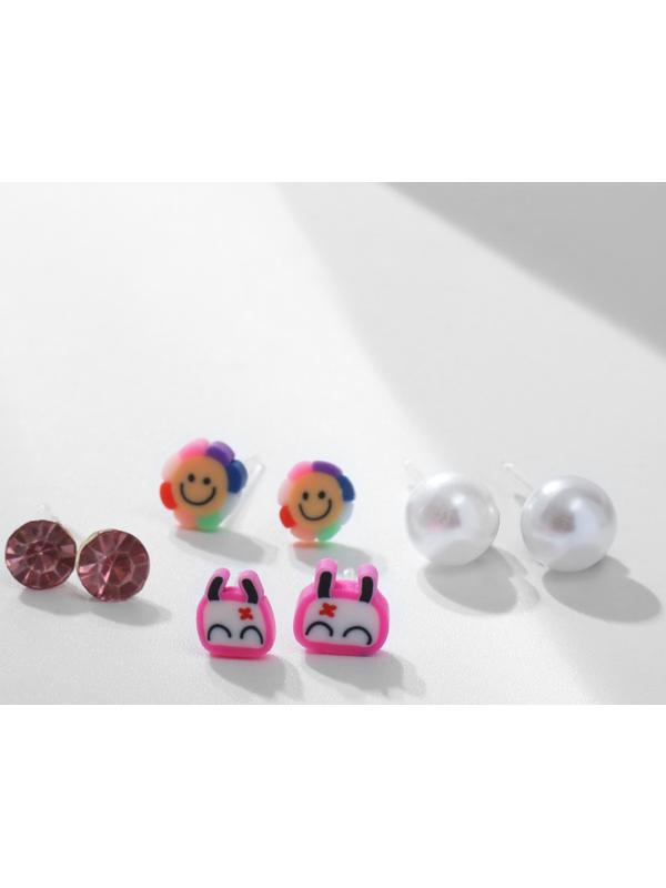 Пусеты в коробке 100 пар 