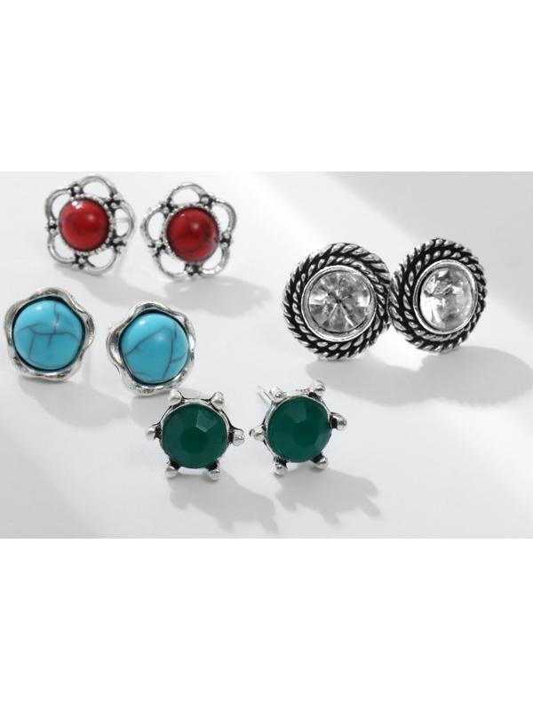 Пусеты в коробке 36 пар 