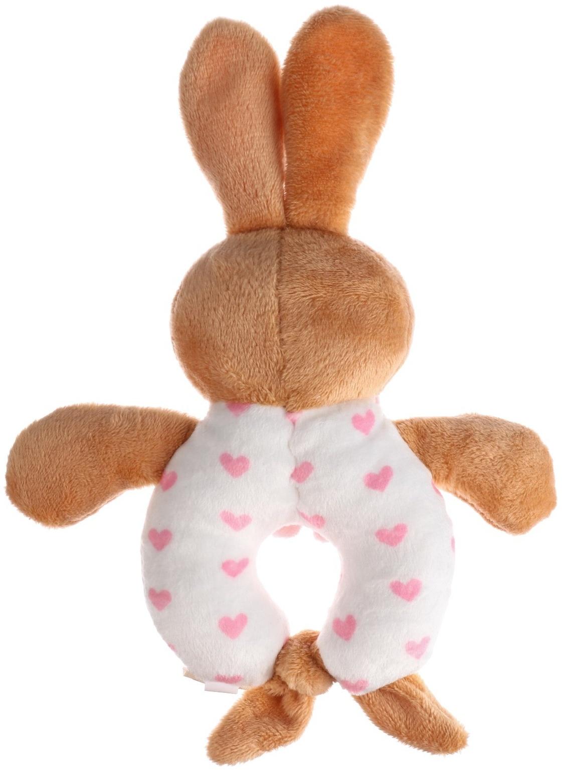 Погремушка мягкая «Зайка», от 3 мес., Mum&Baby