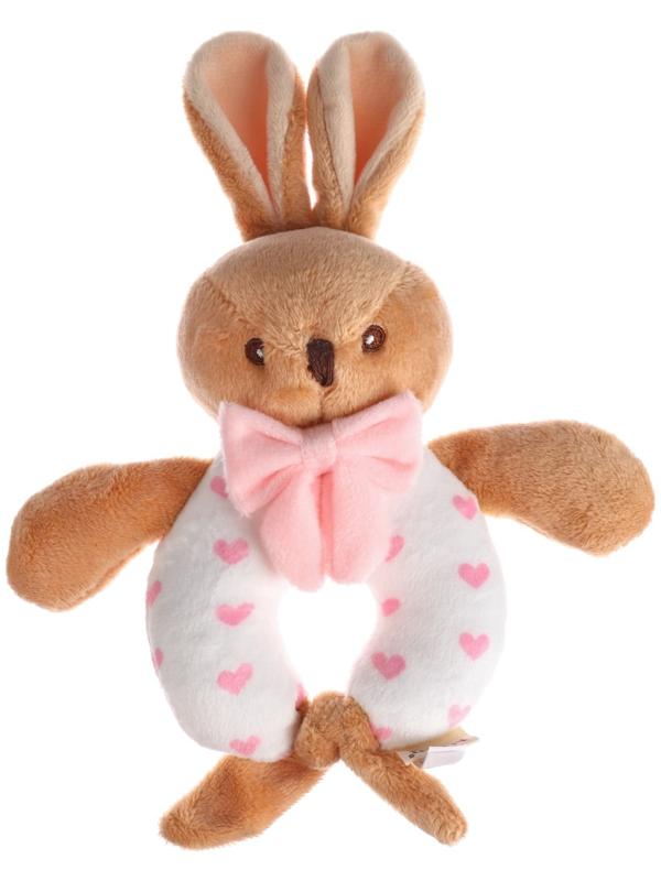 Погремушка мягкая «Зайка», от 3 мес., Mum&Baby